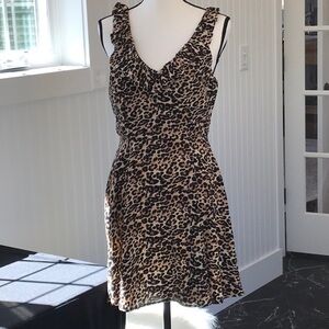 Crystal Doll Brown and Black Mini Dress